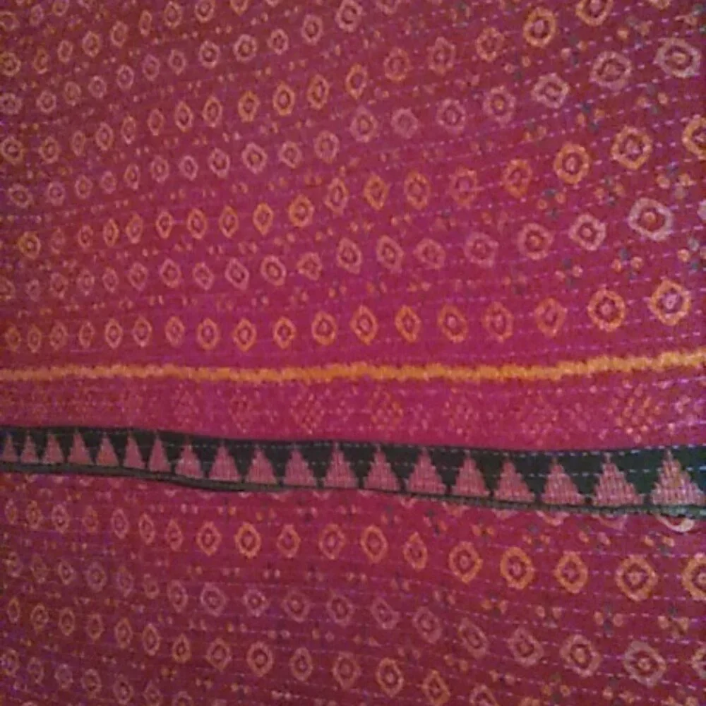 Kantha Quilt Christmas Red Green Marigold 55